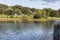View from lakeside at Esthwaite Water in the Lake District