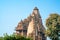 View of Lakshmana Temple in Khajuraho, India