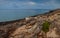 View of Lampedusa coast