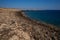 View of Lampedusa coast in the summer season