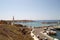 View of Lampedusa harbor