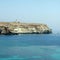 View of Lampedusa lighthouse