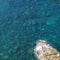 View of Lampedusa sea