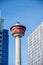 View of the landmark Calgary Tower