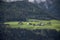 View landscape and cityscape of Niederthai village in Tirol, Austria