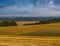 View of landscape of france