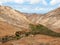 View of a landscape of Fuerteventura from Lookout Risco de las Penas,