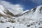 View landscape of Himalaya mountains on Keylong Leh Road - Leh Manali Highway between bring travelers go to Leh Ladakh