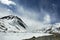 View landscape of Himalaya mountains on Keylong Leh Road - Leh Manali Highway between bring travelers go to Leh Ladakh