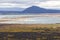 View on landscape from Hverfjall crater, Iceland