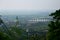 View landscape and Khao Wong Phrachan mountain with Build Big buddha statue