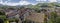 View of the landscape of Pays Basque near Saint Jean Pied de Port, France