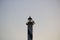 View of the Lange Nelle Lighthouse in Ostend, Flanders, Belgium