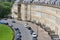 View of Lansdown Crescent in the City of Bath in Somerset England