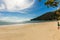 View of Laranjeiras Beach, Balneario Camboriu. Santa Catarina