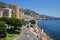 View of Larvotto quarter in Monte Carlo, Monaco.