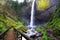 A view of Latourell Falls at Columbia river gorge
