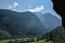 View on Lauterbrunnen Valley in Bernese Highlands