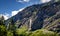 View on Lauterbrunnen valley, Swiss Alps