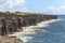 View on lava coast landscape, volcano national park, Hawaii