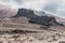 View of the Lava Tower in the alpine desert zone on the Machame route of Mount Kilimanjaro