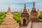 View from Law Ka Ou Shaung temple in Bagan, Myanm
