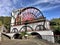 A view of the Laxey Wheel on the Isle of Man