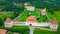 View of the Lazar castle in Lazarea, Romania