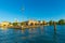 View of Lazise harbor , Lake Garda , Italy