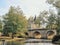 View of le moulin Ã  Tan in the river Loign, small city of Moret-Sur-Loign, France