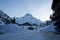 View of Lech am Arlberg, Austria at Winter