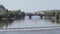View on Legion`s Bridge and Vltava river from the Charles Bridge