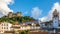 View at the Leiria Castle and Sineira tower - Portugal