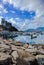 View of Lerici Castle in full autumn, next to the harbor