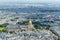View of Les Invalides from the Eiffel Tower in Paris
