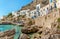 View of Levanzo Island, is the smallest of the three Aegadian islands in the Mediterranean sea of Sicily, Italy