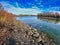 View from levee holding in the Sacramento river