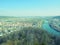 View from the Liberation Hall in Kelheim, Bavaria Germany