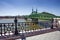 View of Liberty Bridge over Danube, Budapest