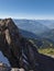 View from the Lichtensteiner HÃ¶henweg in the Raetikon mountains