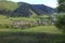 View from Lietava castle to Lietavska Svinna - Babkov village, Zilina district