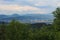 View from Lietava castle to Zilina