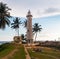 A view of the Lighthouse in Galle fort, Sri Lanka