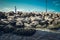 View of the lighthouse in the port of Cesenatico - Italy