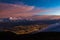 View of the lights of Quito