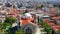 View of Limassol cityscape and Holy Trinity church. Cyprus