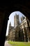 A view of Lincoln Cathedral from the south porch, Lincoln, Lincolnshire, United Kingdom - August 2009