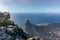 View of Lion Head mountain and Cape Town from the top