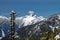 View at Lions Peaks from Grouse Mountain