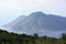 View from Lipari to the neighboring island of Salina, Italy